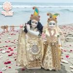 15 Inch Radha Krishna Dust Marble Idol Murti Vigrah with Poshak and Shringar – Divine Deity Set for Home & Temple Worship