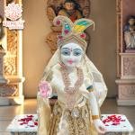 15 Inch Radha Krishna Dust Marble Idol Murti Vigrah with Poshak and Shringar – Divine Deity Set for Home & Temple Worship