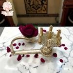 Aarti Stand in Brass | Traditional Temple Style Aarti Stand | Inspired by Radhavallabh, Banke Bihari & Radha Raman Temples