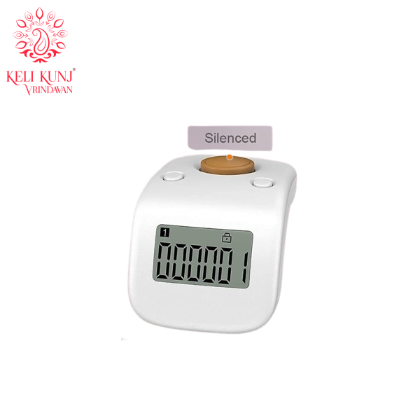 Digital tally counter 70 lakh Naam Japa 6 Channels Rechargeable LCD Finger Counter Silent Digital Tally CounterKeli Kunj counter