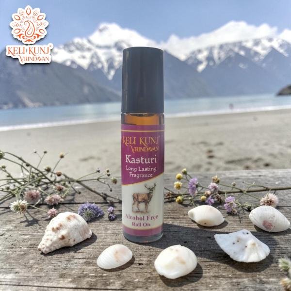 Kasturi Attar Premium Natural & 100% Alcohol-Free | Keli Kunj Kastoori Ittar Long-Lasting Fragrance