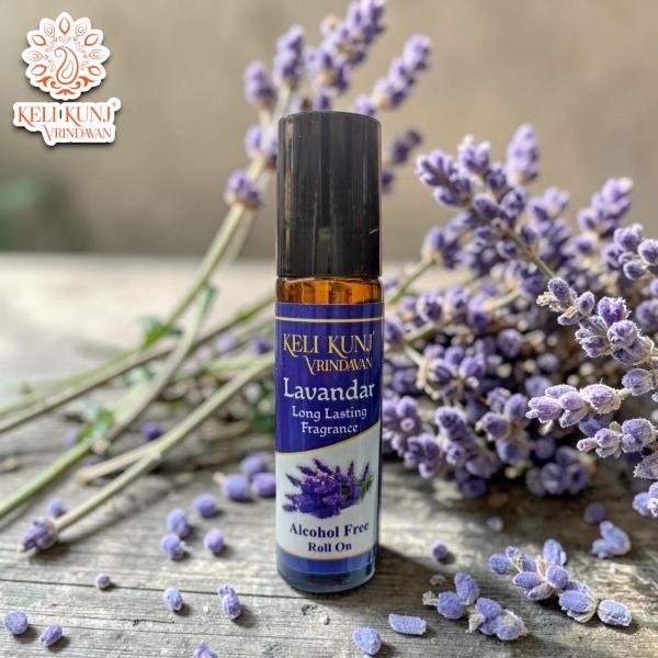 Lavender Attar Premium Natural & 100% Alcohol-Free | Keli Kunj Lavender Ittar Long-Lasting Fragrance