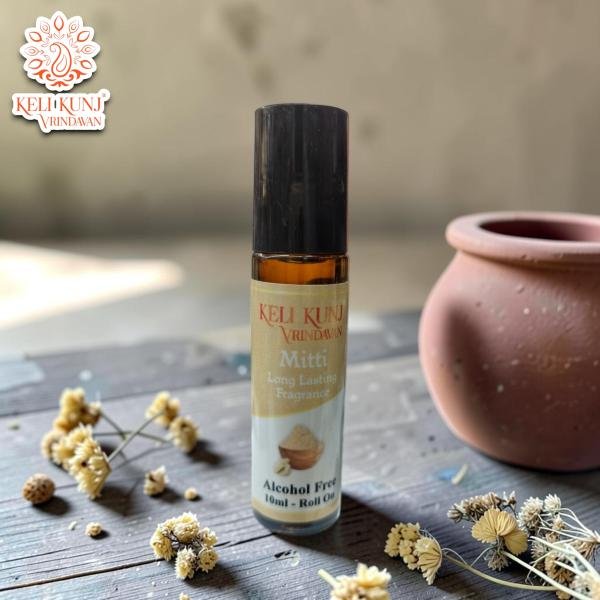 Mitti Attar Premium Natural & 100% Alcohol-Free | Keli Kunj Mitti Ittar Long-Lasting Fragrance