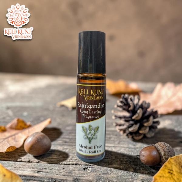 Rajnigandha Attar Premium Natural & 100% Alcohol-Free | Keli Kunj Rajnigandha Ittar Long-Lasting Fragrance