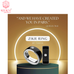 Equantu Smart Tasbih Ring Finger Counter, TAKVA Zikr Ring Finger Counter  Available in 18-20-22mm sizes, 5 to 7 days battery life Tasbeeh Finger Counter, Reliable Tasbih Tally Counter, Durable and Digital Tasbeeh Counter, Water resistant for Tasbih