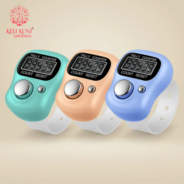 Tally Counter (Set of 3) | Finger Counter for Naam Japa | Manual Prayer & Chanting Counter