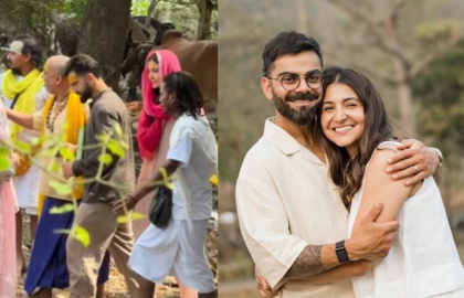 Virat Kohli & Anushka Sharma Visit Vrindavan After Historic IPL Victory