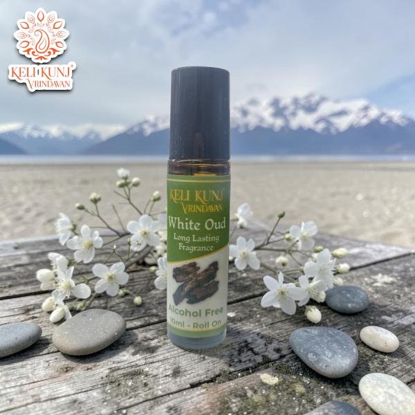 White Oud Attar Premium Natural & 100% Alcohol-Free | Keli Kunj White Oud Ittar Long-Lasting Fragrance